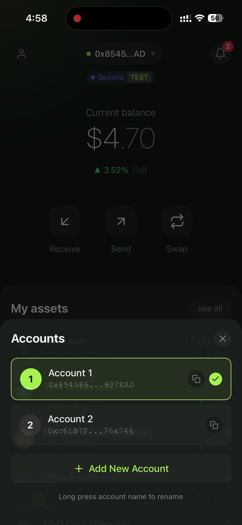 Account Switcher